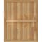 Ekena Millwork Framed Board-n-Batten Shutters, Rough Sawn Western Red Cedar, 32 1/4W x 40H, PR RBF06S32X040RWR - alternate 3